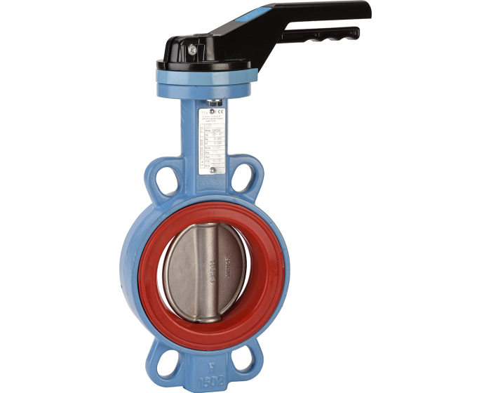 Ductile iron butterfly valve 1157 wafer CF8M disc/Silicone seat DN32